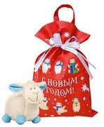 Мешочек Весёлые мишки и Плюшик, 700гр./Новогодний подарок